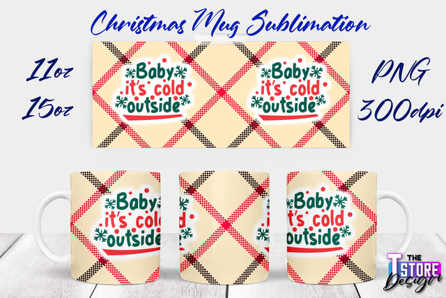 Christmas Mug | Christmas Quotes | 11 oz 15 oz Sublimation | PNG Design | Holiday Design Sublimation The T Store Design 
