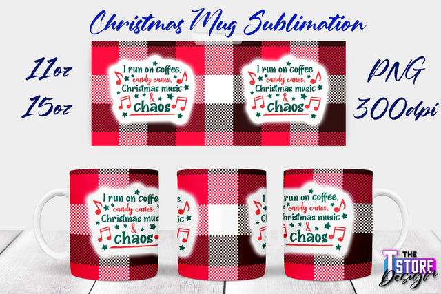 Christmas Mug | Christmas Quotes | 11 oz 15 oz Sublimation | PNG Design | Holiday Design Sublimation The T Store Design 