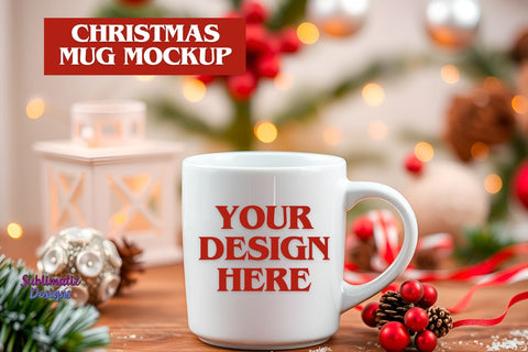 Christmas Mug Digital Mockup Mock Up Photo Sublimatiz Designs 