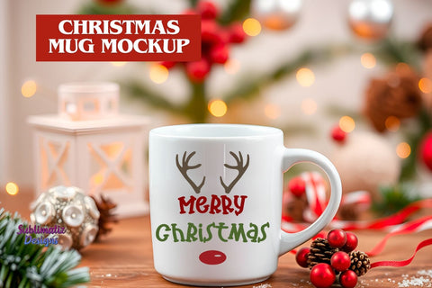 Christmas Mug Digital Mockup Mock Up Photo Sublimatiz Designs 