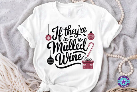 Christmas mulled wine SVG , Christmas Quote T shirt Design, Christmas Illustration SVG FiveStarCrafting 