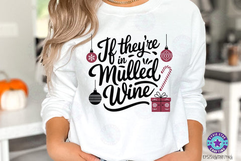 Christmas mulled wine SVG , Christmas Quote T shirt Design, Christmas Illustration SVG FiveStarCrafting 