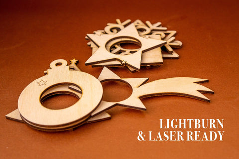 Christmas Napkin Holders for Laser Cutter - 8 Variations SVG MaramadeLaser 