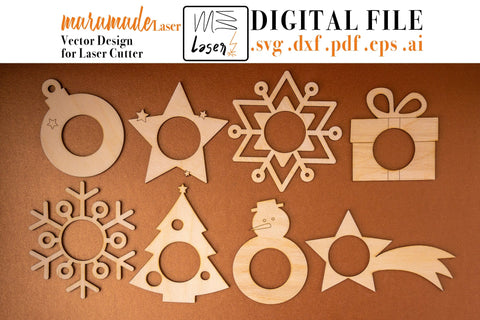 Christmas Napkin Holders for Laser Cutter - 8 Variations SVG MaramadeLaser 