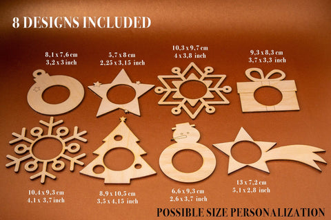 Christmas Napkin Holders for Laser Cutter - 8 Variations SVG MaramadeLaser 