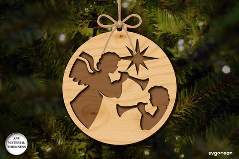 Christmas Nativity Ornament Bundle SVG SvgOcean 