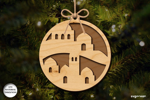 Christmas Nativity Ornament Bundle SVG SvgOcean 