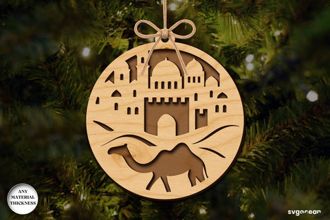 Christmas Nativity Ornament Bundle SVG SvgOcean 