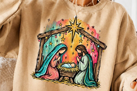 Christmas Nativity Scene PNG Design SVG DesignDestine 