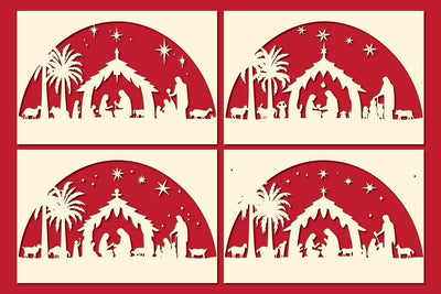Christmas Nativity Scene SVG Bundle SVG MD JOYNAL ABDIN 