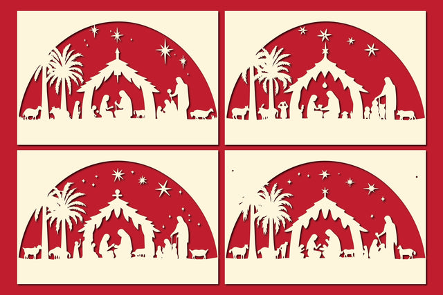 Christmas Nativity Scene SVG Bundle SVG MD JOYNAL ABDIN 