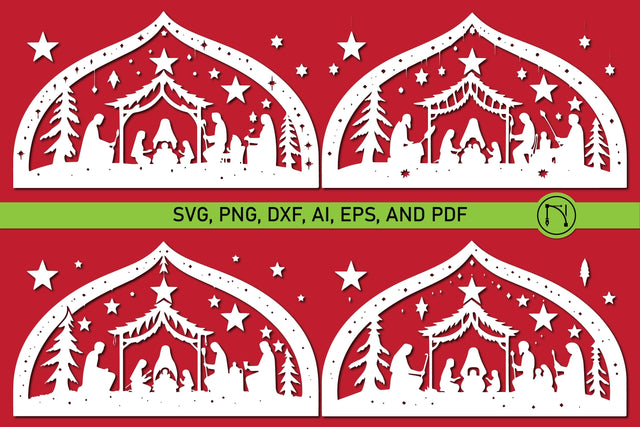 Christmas Nativity Scene SVG Bundle SVG MD JOYNAL ABDIN 