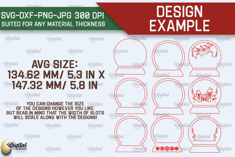 Christmas Nightlight Laser Cut Design. Christmas Decor SVG SVG Evgenyia Guschina 