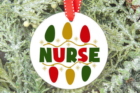 Christmas Nurse| Christmas Nursing SVG Cutting Files. SVG CosmosFineArt 
