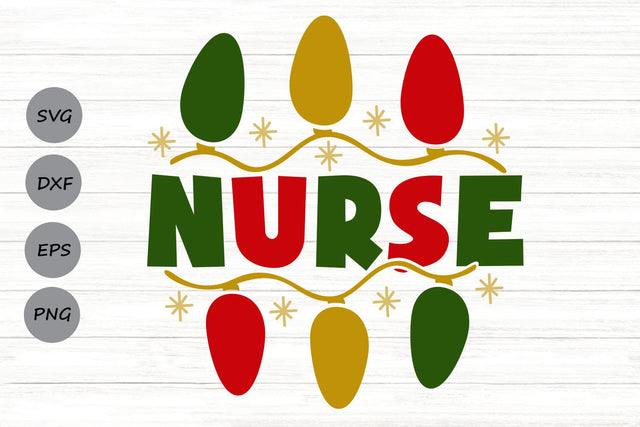 Christmas Nurse| Christmas Nursing SVG Cutting Files. SVG CosmosFineArt 