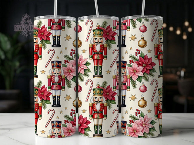 Christmas Nutcracker 20oz Tumbler, Christmas Nutcracker, Nutcracker Tumbler, Nutcracker PNG, Xmas Nutcracker, Nutcracker Wrap, Holiday Nutcracker, 20oz Tumbler Wrap Sublimation SvggirlplusArt 