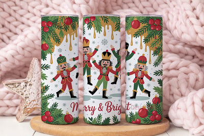 Christmas Nutcracker 20oz Tumbler Wrap Sublimation DesignSVG 