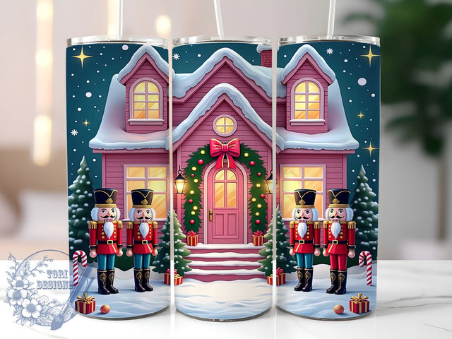 Christmas Nutcracker Tumbler, Nutcracker Wrap Design, 20oz Sublimation Tumbler, Holiday Drinkware, Festive Nutcracker Cup, Christmas Decor Tumbler, Nutcracker Gift Mug Sublimation ToriDesigns 