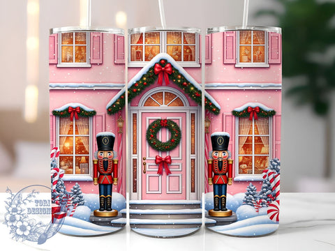 Christmas Nutcracker Tumbler, Nutcracker Wrap Design, 20oz Sublimation Tumbler, Holiday Drinkware, Festive Nutcracker Cup, Christmas Decor Tumbler, Nutcracker Gift Mug Sublimation ToriDesigns 