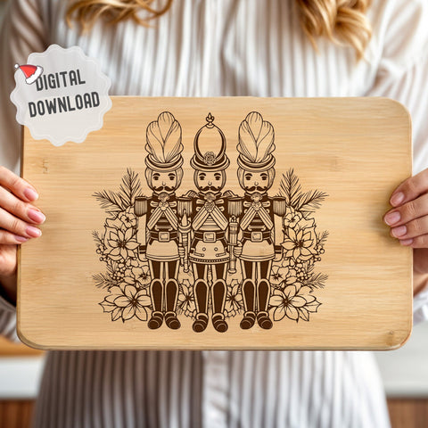 Christmas Nutcrackers Svg Dxf Png Jpg SVG CraftySVGStudio 