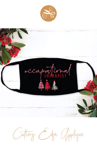 Christmas Occupational Therapist SVG PNG DXF SVG Cutting Edge Applique 