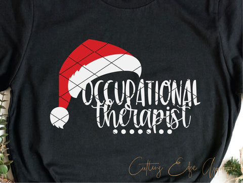 Christmas Occupational Therapist SVG PNG DXF SVG Cutting Edge Applique 