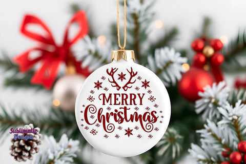 Christmas Ornament Blank Mockup Mock Up Photo Sublimatiz Designs 