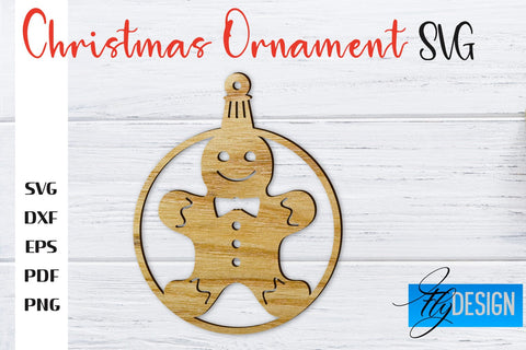 Christmas Ornament | Christmas Tree Decoration | Christmas Gift Idea | CNC File SVG Fly Design 