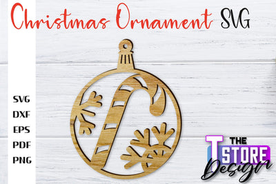 Christmas Ornament | Christmas Tree Decoration | Christmas Gift Idea | CNC File SVG The T Store Design 
