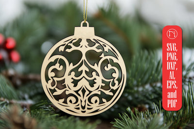 Christmas Ornament Laser Cut SVG SVG MD JOYNAL ABDIN 