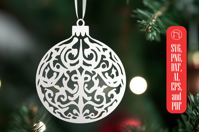 Christmas Ornament Laser Cut SVG SVG MD JOYNAL ABDIN 