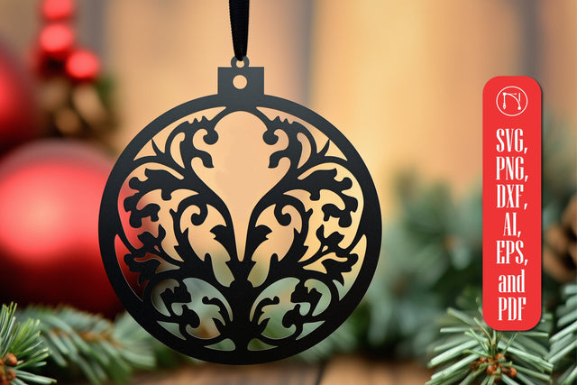 Christmas Ornament Laser Cut SVG SVG MD JOYNAL ABDIN 