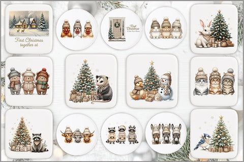 Christmas Ornament PNG Bundle Sublimation Shetara Begum 