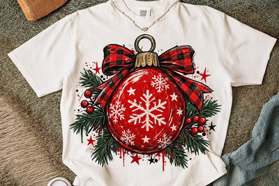 Christmas Ornament Sublimation PNG Design SVG DesignDestine 