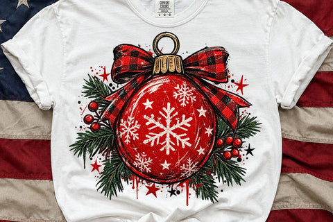 Christmas Ornament Sublimation PNG Design SVG DesignDestine 