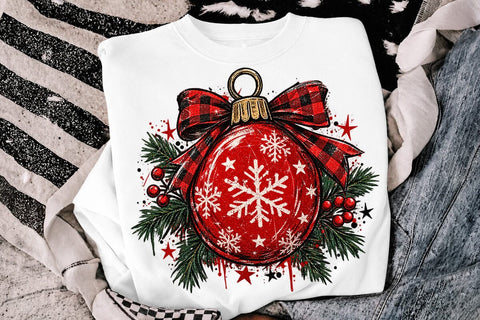 Christmas Ornament Sublimation PNG Design SVG DesignDestine 