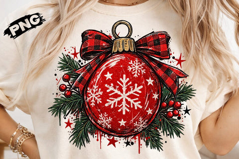 Christmas Ornament Sublimation PNG Design SVG DesignDestine 