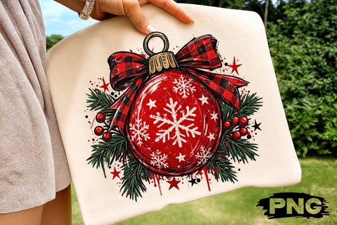 Christmas Ornament Sublimation PNG Design SVG DesignDestine 