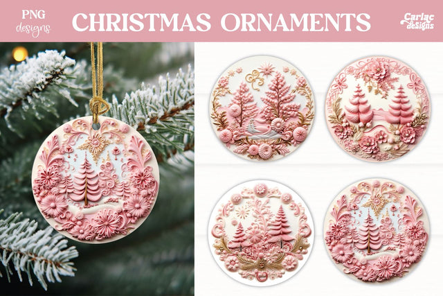 Christmas Ornament Sublimation Sublimation Carla C Designs 