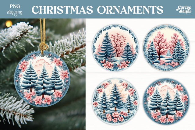 Christmas Ornament Sublimation Sublimation Carla C Designs 