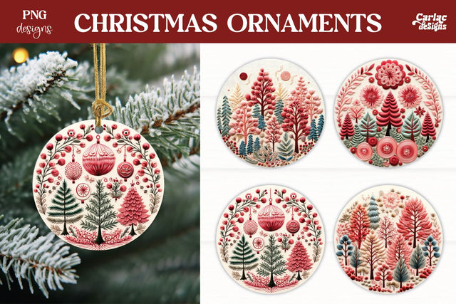 Christmas Ornament Sublimation Sublimation Carla C Designs 