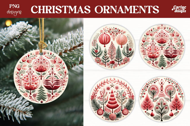 Christmas Ornament Sublimation Sublimation Carla C Designs 