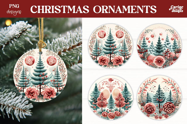 Christmas Ornament Sublimation Sublimation Carla C Designs 