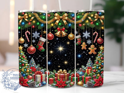 Christmas Ornaments 20oz Tumbler, Christmas Ornaments, Ornaments Tumbler, Christmas Tumbler, Ornament Tumbler PNG, Holiday Ornaments, Christmas Ornament, Ornament Wrap PNG Sublimation ToriDesigns 
