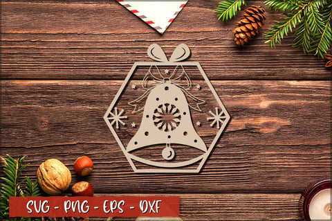 Christmas Ornaments Laser Cut SVG Bundle SVG Shetara Begum 