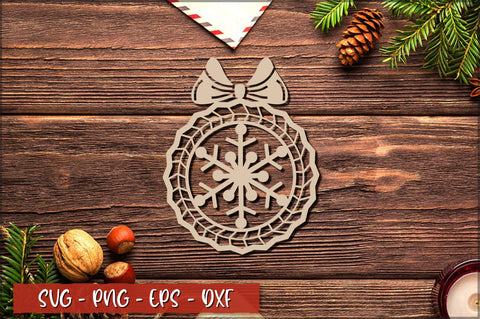 Christmas Ornaments Laser Cut SVG Bundle SVG Shetara Begum 