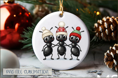 Christmas Ornaments PNG Bundle Sublimation Shetara Begum 