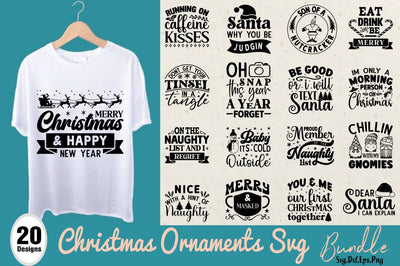 Christmas Ornaments SVG Bundle SVG Angelina750 