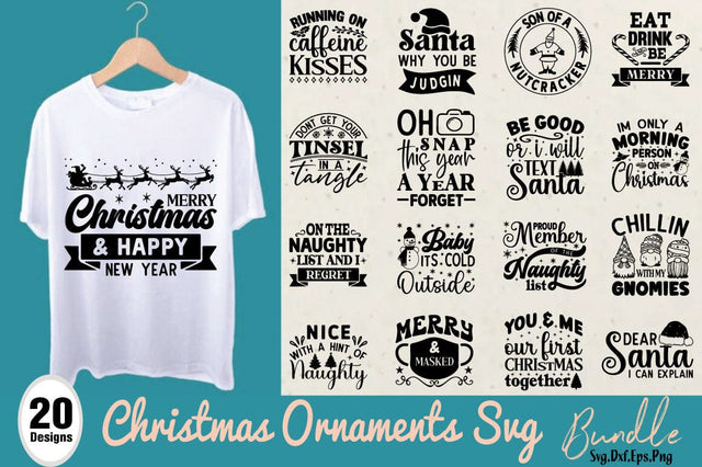 Christmas Ornaments SVG Bundle SVG Angelina750 