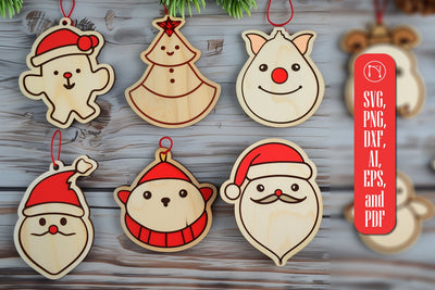Christmas Ornaments SVG cut file Bundle SVG MD JOYNAL ABDIN 